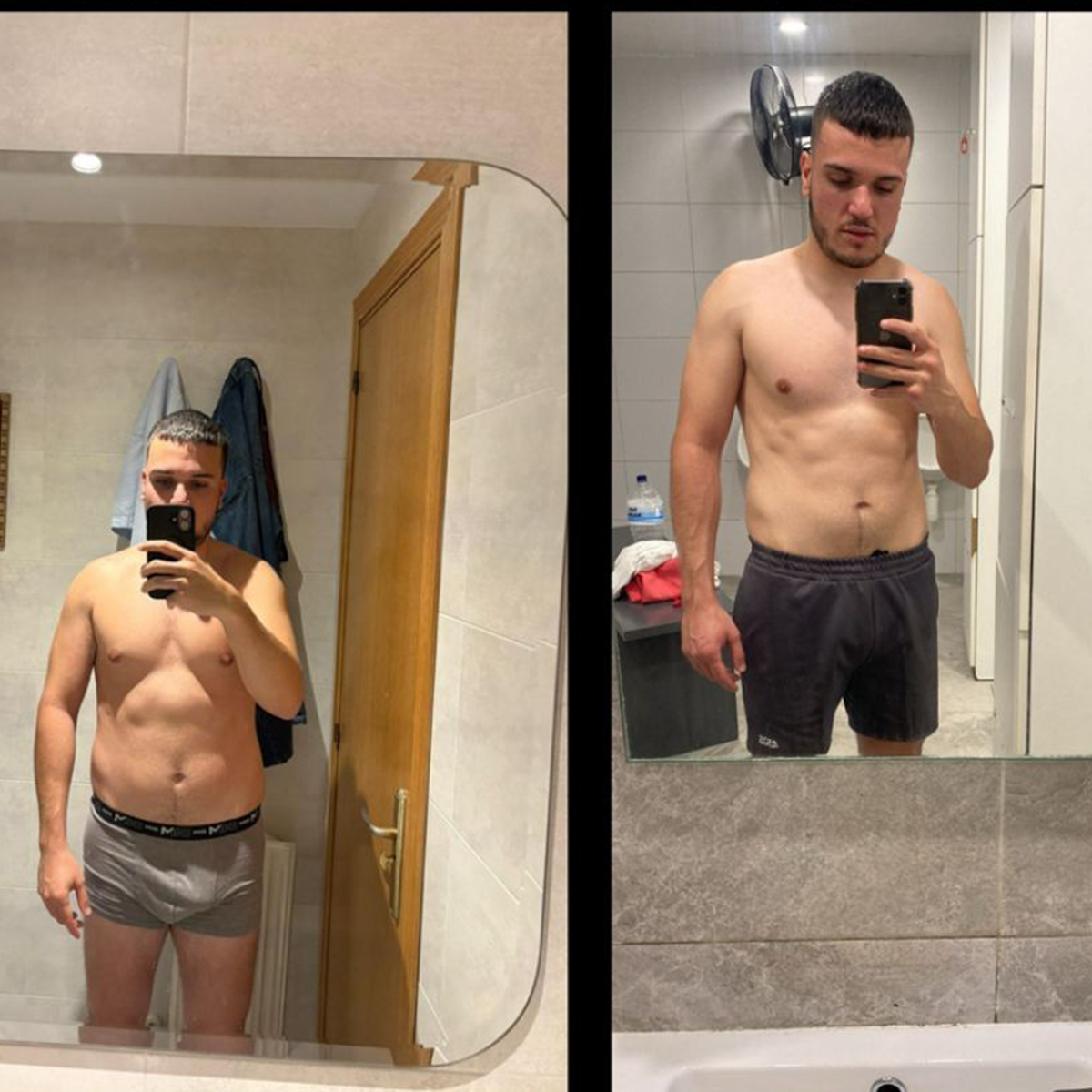 Jorge — 83 kg a 67 kg